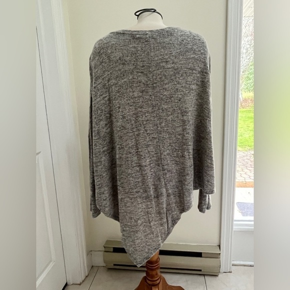 Lightweight sweater  by George, uneven hem tie closure at neck women’s XXL - Picture 4 of 6